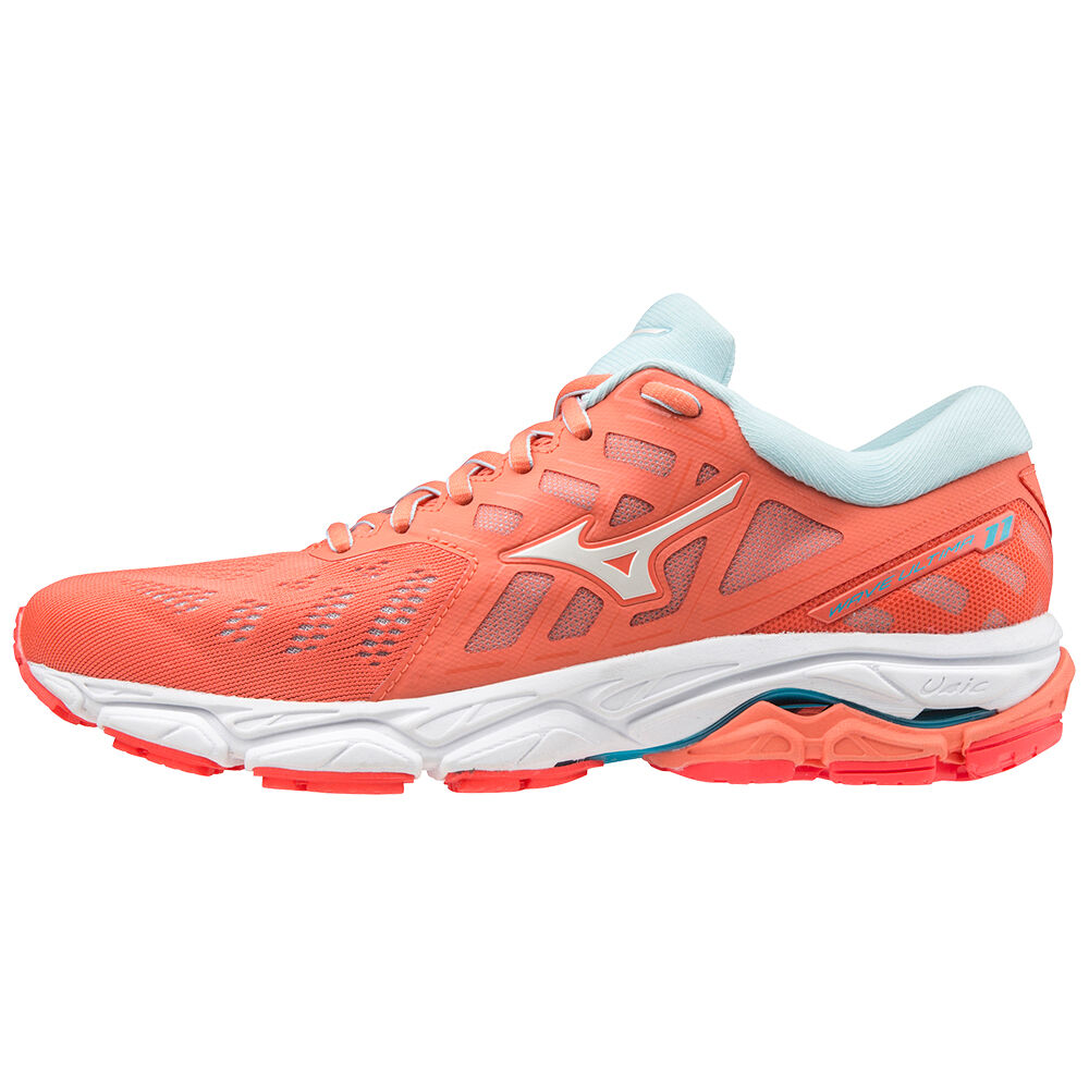 Womens Mizuno Wave Ultima 11 Running Shoes Coral/White Philippines (OYIGPW804)